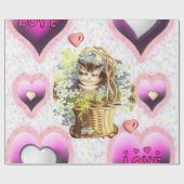 Valentijnsdag ompakken papier (Vlak)