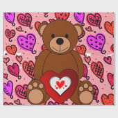 Valentijnsdag ompakken papier (Vlak)