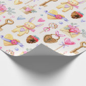 Valentijnsdag ompakken papier (Hoek)