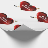 Valentijnsdag ompakken papier (Hoek)