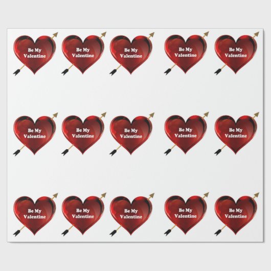 Valentijnsdag ompakken papier (Vlak)