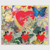 Valentijnsdag ompakken papier (Vlak)