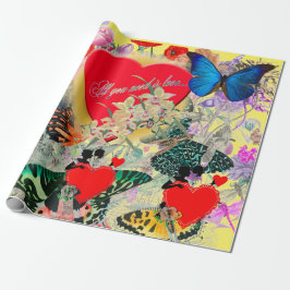 Valentijnsdag ompakken papier