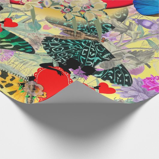 Valentijnsdag ompakken papier (Hoek)