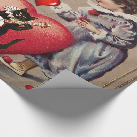 Valentijnsdag ompakken papier (Hoek)