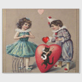 Valentijnsdag ompakken papier (Vlak)