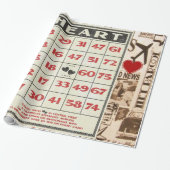 Valentijnsdag ompakken papier (Uitgerold)