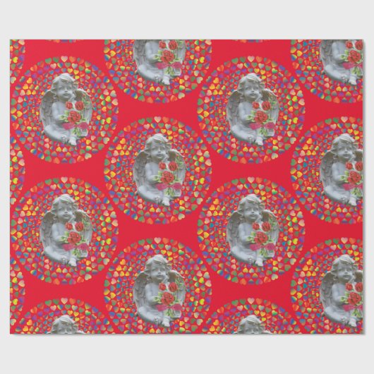 Valentijnsdag ompakken papier (Vlak)