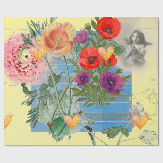 Valentijnsdag ompakken papier (Vlak)