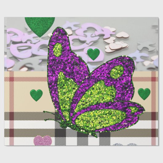 Valentijnsdag ompakken papier (Vlak)