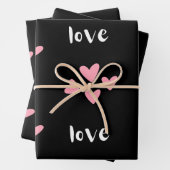 Valentijnsdag ompakken papier inpakpapier vel (In situ)