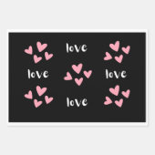 Valentijnsdag ompakken papier inpakpapier vel (Voorkant)