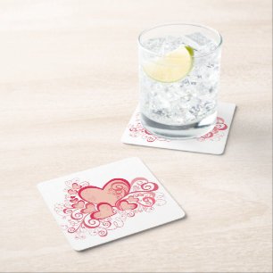 Valentijnsdag Onderzetters