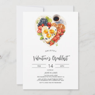 Valentijnsdag ontbijt, Moederdag ontbijt Kaart