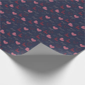 Valentijnsdag ontwerp cadeaupapier (Hoek)