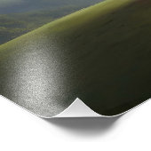 Valentijnsdag ontwerp, Hart op bomen Foto Afdruk (Hoek)