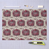 Valentijnsdag ontwerp met Rozen en hart Tissuepapier (Craft)