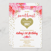 Valentijnsdag onze kleine verjaardag kaart (Voorkant / Achterkant)