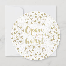 Valentijnsdag - "Open uw hart" Gold