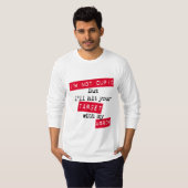 Valentijnsdag ophaallijn T-shirts (Voorkant volledig)