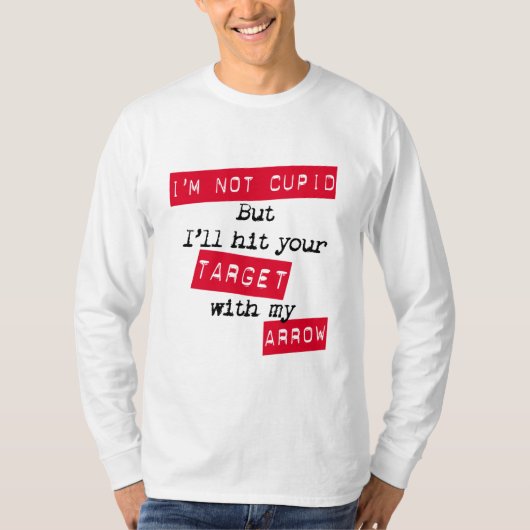 Valentijnsdag ophaallijn T-shirts (Voorkant)