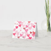 Valentijnsdag Opmerking: Hartelijk dank Bedankkaart (Achterkant)