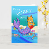 Valentijnsdag ormaid, Mercat met Heart Kaart (Gele Bloem)