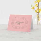 Valentijnsdag - Oude Bloem - Cadeau voor Vrouw Kaart (Gele Bloem)