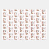 Valentijnsdag Owls Cute Inpakpapier Vel (Voorkant)