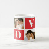 Valentijnsdag Paar 4 Foto Liefde Koffiemok (Center)