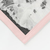 Valentijnsdag Paar Afbeelding Cadeau Fotocollage Fleece Deken (Hoek)