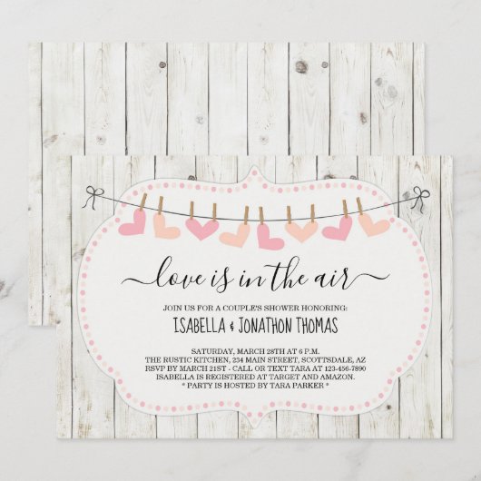 Valentijnsdag Paar/bruiloft/Vrijgezellenfeest Kaart (Voorkant / Achterkant)