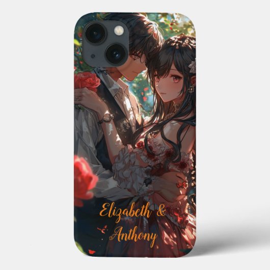 Valentijnsdag paar Case-Mate iPhone case (Achterkant)