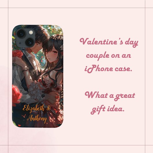 Valentijnsdag paar Case-Mate iPhone case