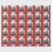 Valentijnsdag paarden cadeaupapier (Vlak)