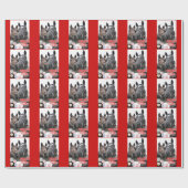 Valentijnsdag paarden cadeaupapier (Vlak)