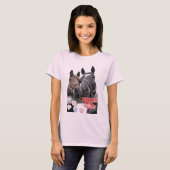 Valentijnsdag paarden t-shirt (Voorkant volledig)