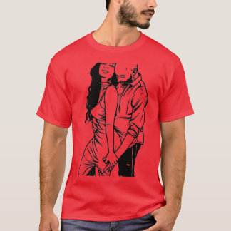 Valentijnsdag Paint Party - enkele vun-datum T-shirt