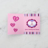 Valentijnsdag Panda Beer Wenskaart Feestdagen Kaart (Binnen)