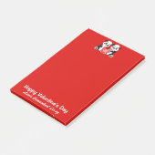 Valentijnsdag Panda Homeschool Co-op Post-it® Notes (Schuin)