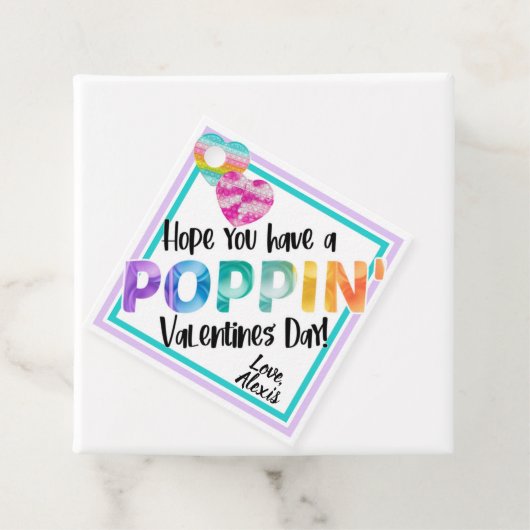 Valentijnsdag, papaver, Fidget, label behandelen (In situ)