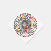 Valentijnsdag Paper Napkins, Angel Servet (Hoek)