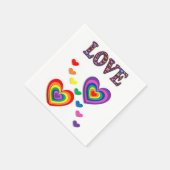 Valentijnsdag Paper Napkins, Love Servet (Hoek)