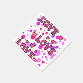 Valentijnsdag Paper Napkins, Love Servet (Hoek)