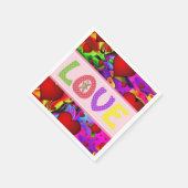 Valentijnsdag Paper Napkins, Love Servet (Hoek)