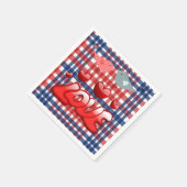 Valentijnsdag Paper Napkins, Love Servet (Hoek)