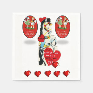 Valentijnsdag Paper Napkins Servet