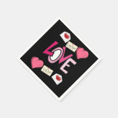 Valentijnsdag Paper Napkins Servet (Hoek)