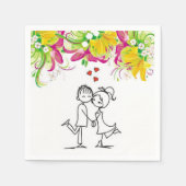 Valentijnsdag Paper Napkins Servet (Voorkant)