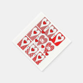 Valentijnsdag Paper Napkins Servet (Hoek)